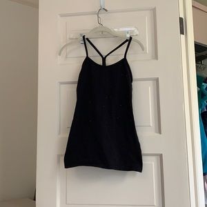 LuLu lemon racer back built in bra black